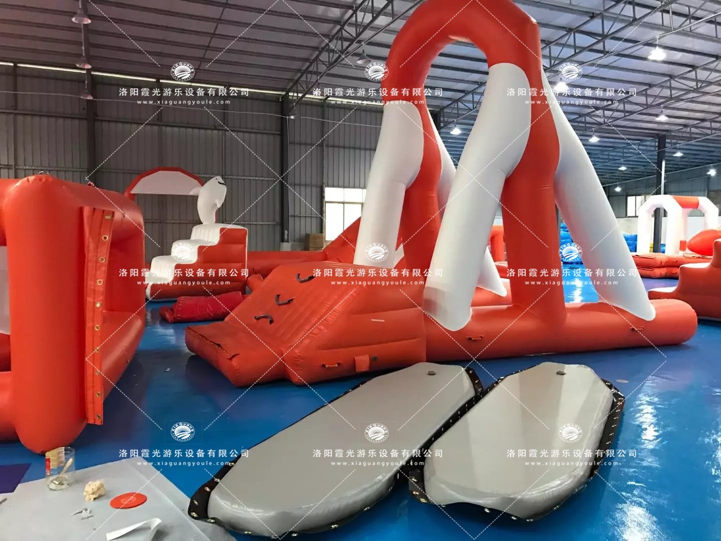 南圣镇水上闯关道具